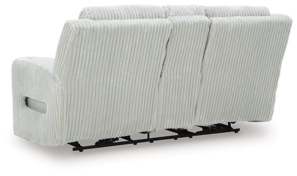 Forest Lake Power Reclining Loveseat with Console - Gray (7)