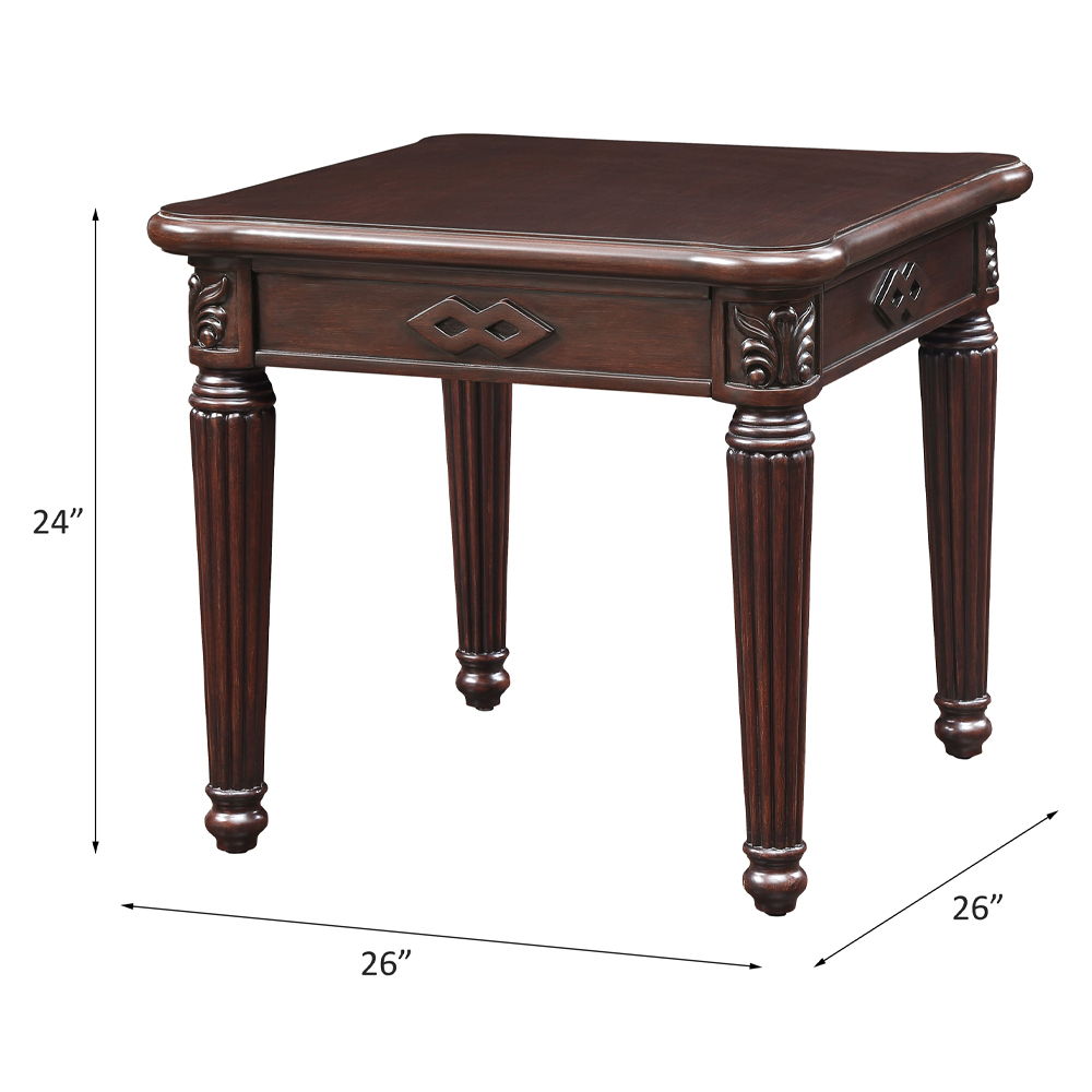 Chateau De Ville - End Table - Espresso