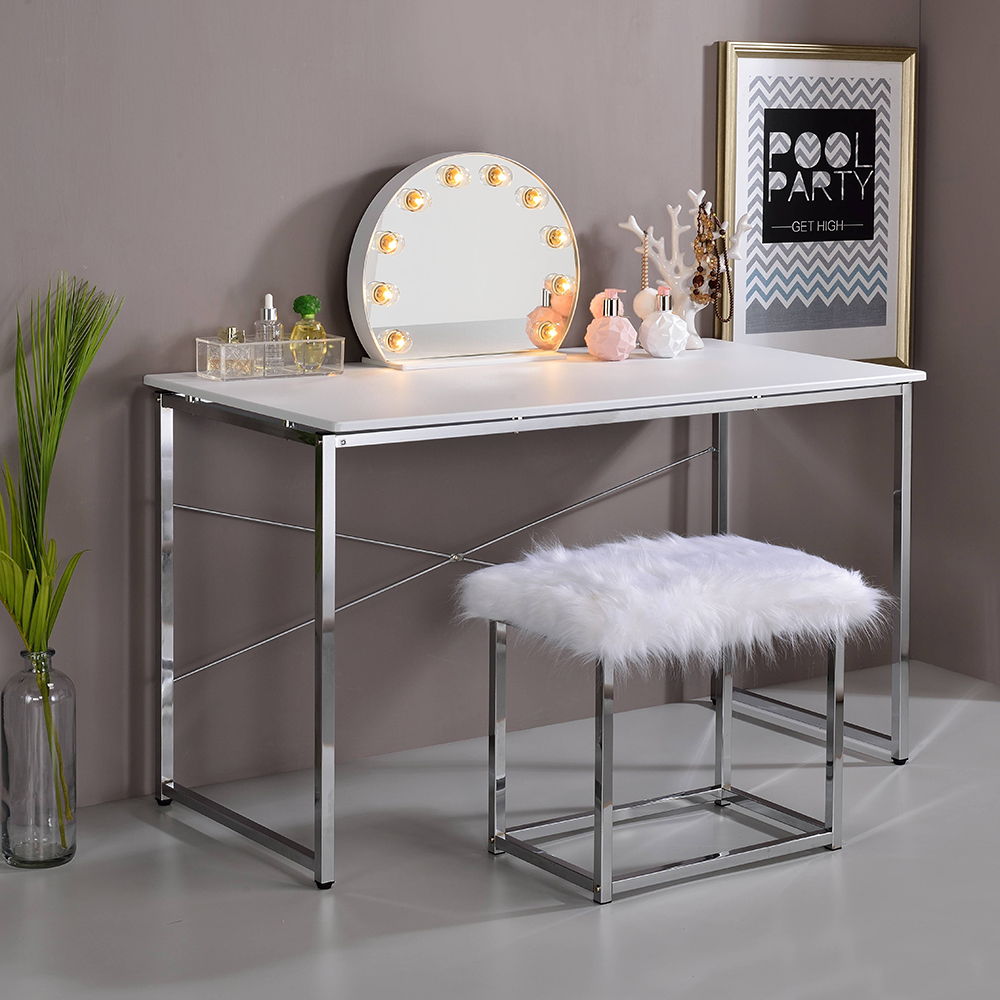 tennos-writing-desk-same-ac00903-white-chrome