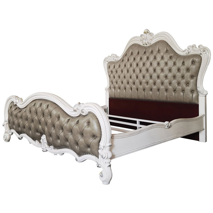 versailles-ii-queen-bed-vintage-gray-synthetic-leather-bone-white