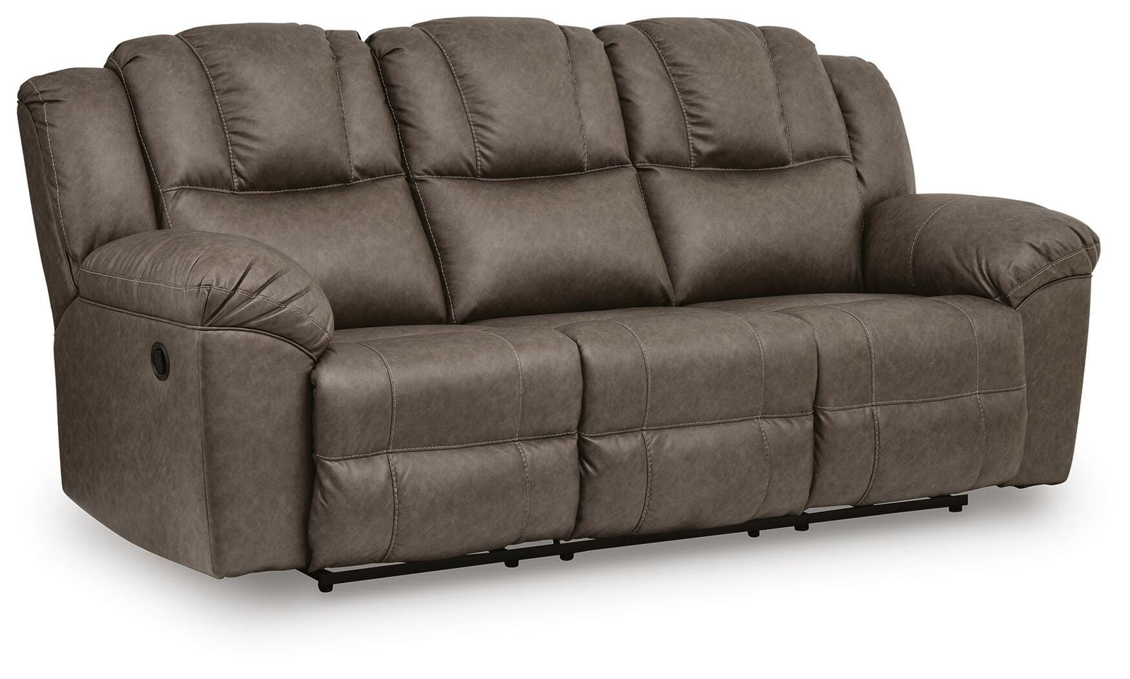 Lowilla Reclining Sofa - Dark Brown (1)