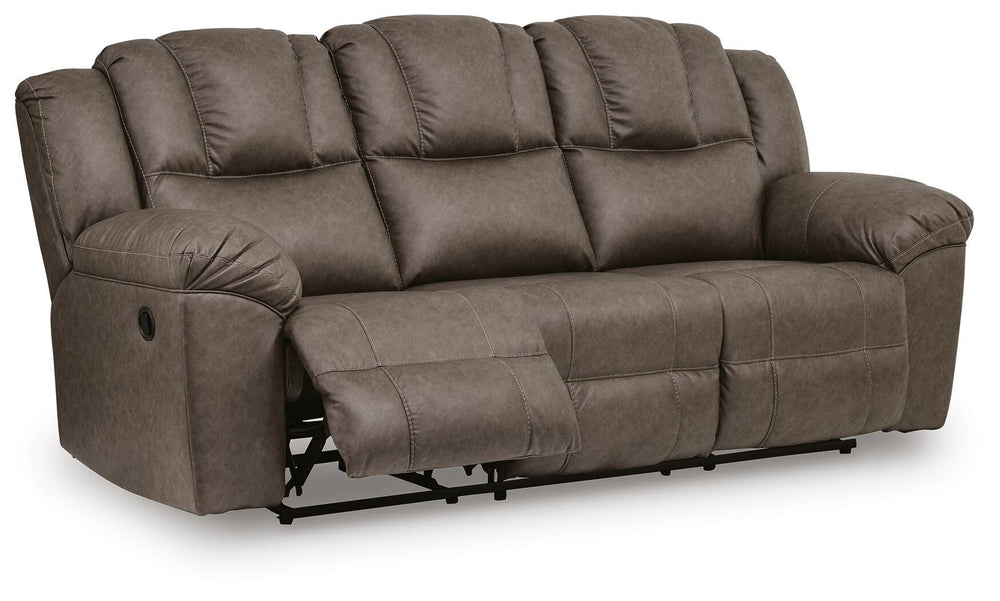Lowilla Reclining Sofa - Dark Brown (3)