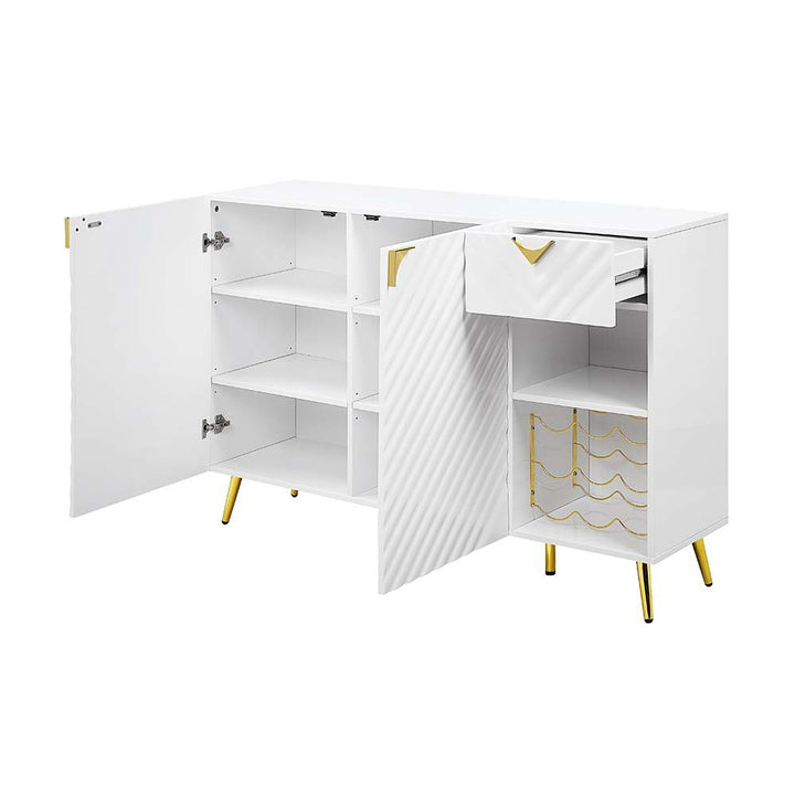 Gaines - Server - White High Gloss