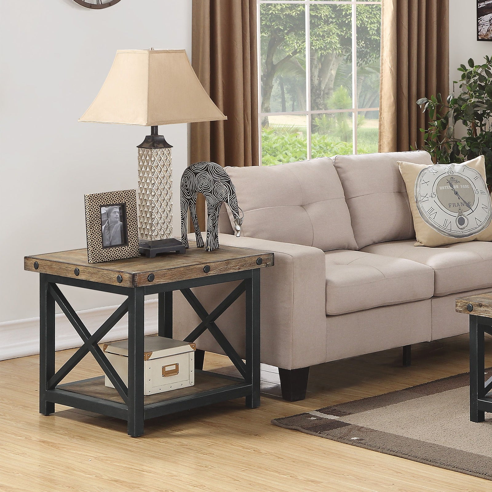 Carpenter Lamp Table Light Finish