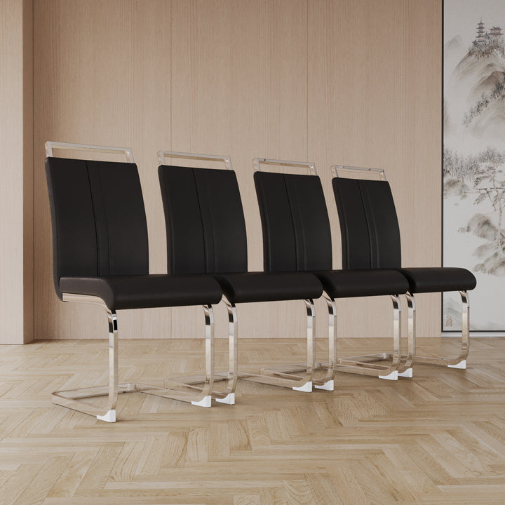 medieval-modern-black-dining-table-set-5-piece