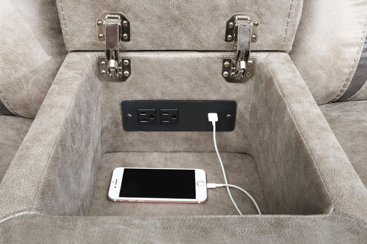 Coaster Furniture 651351-S3 Greer 3-piece Upholstered Reclining Sofa Set Taupe