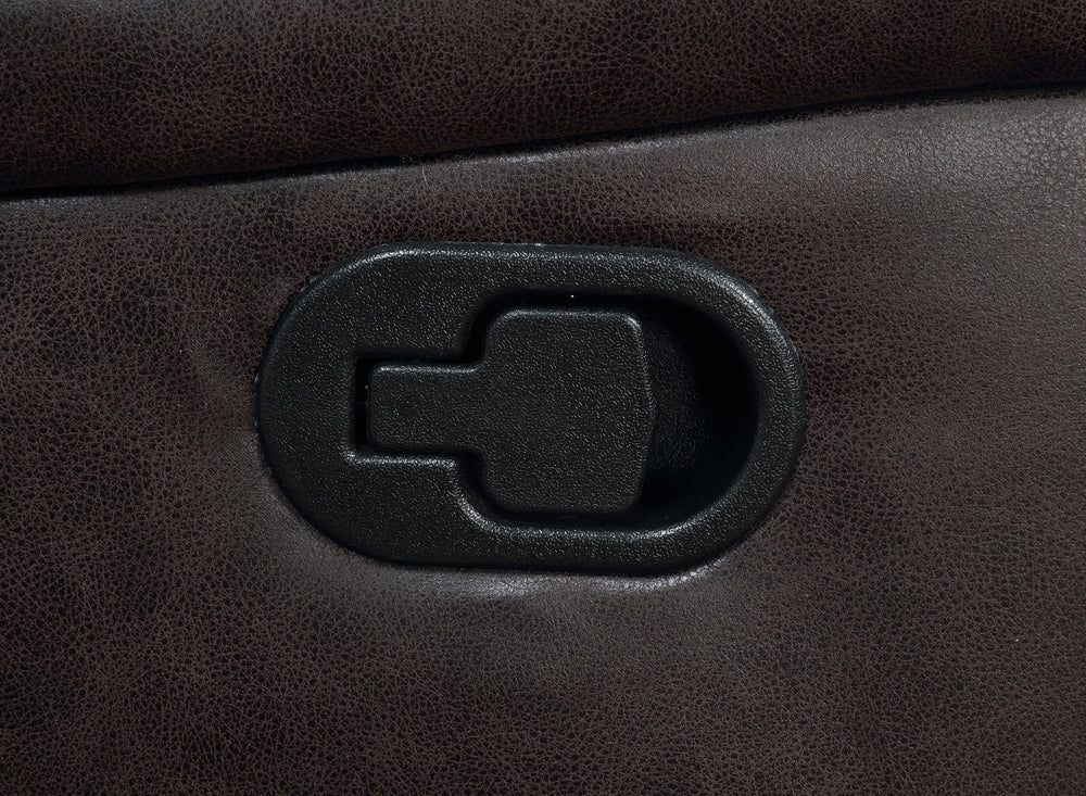 Greer - Upholstered Swivel Glider Recliner Chair - Brown