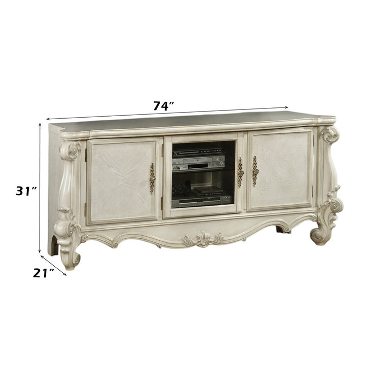 Versailles - TV Stand - Bone White