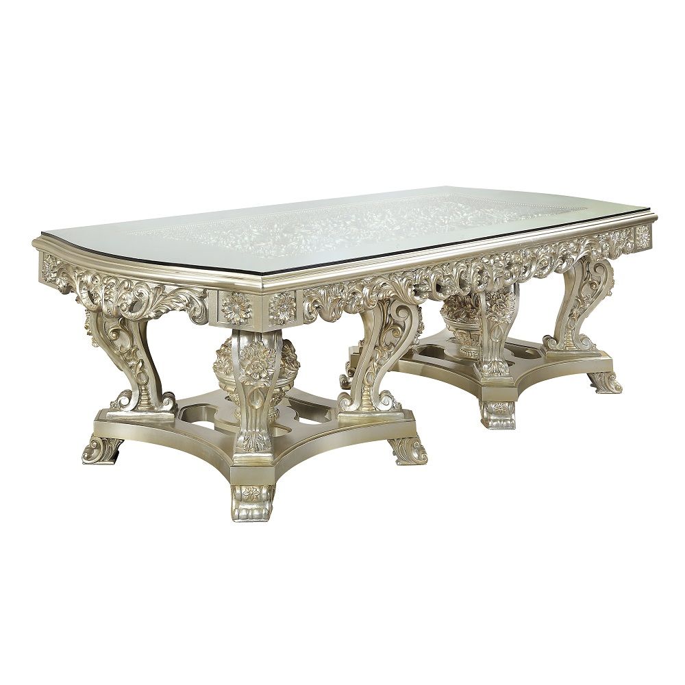 Sorina - Dining Table - Antique Gold