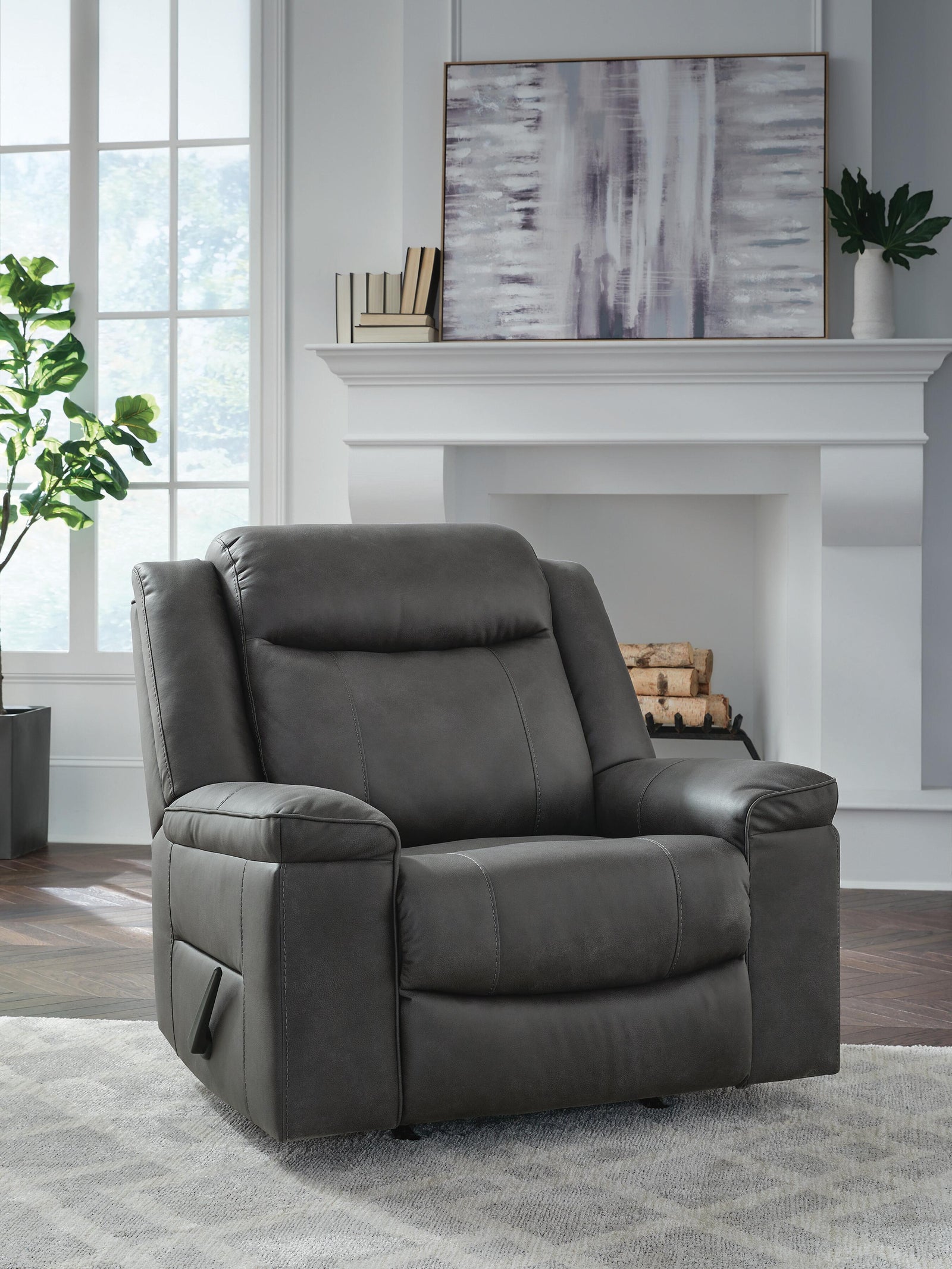 Status Check Recliner - Dark Gray (2)