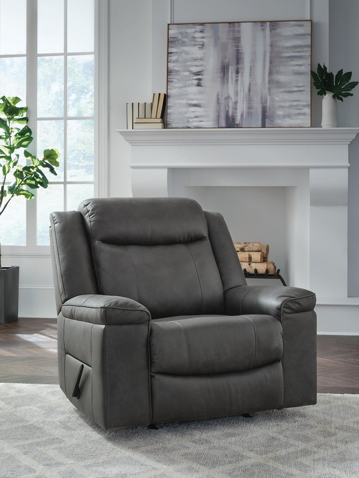 Status Check Recliner - Dark Gray (2)