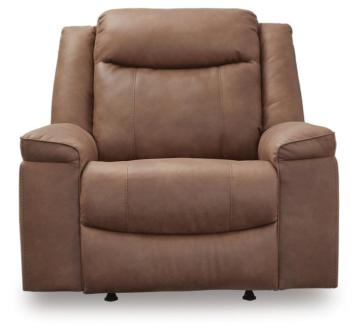 Status Check Recliner - Light Brown (4)
