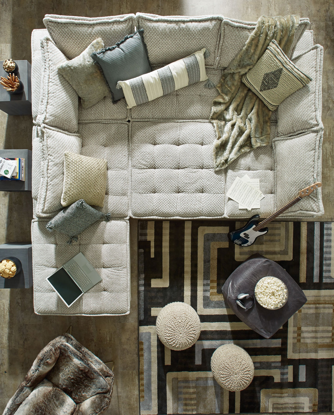 Bales - 7-Piece Modular Seating - Taupe by Ashley Furniture product image