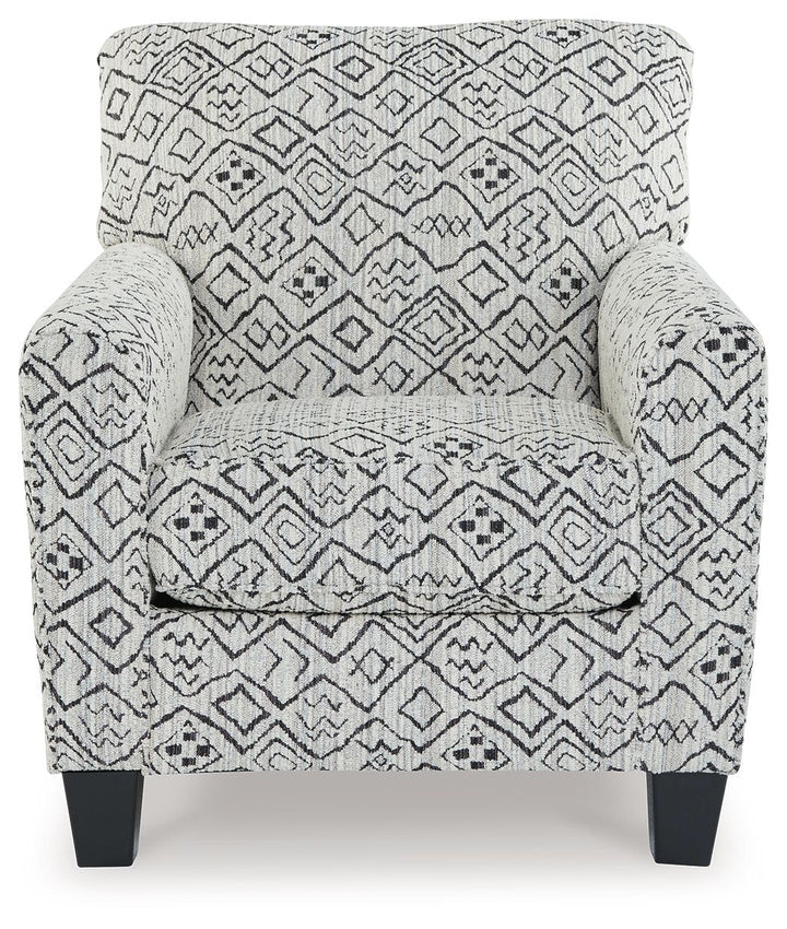 Hayesdale - Accent Chair - Black / Cream
