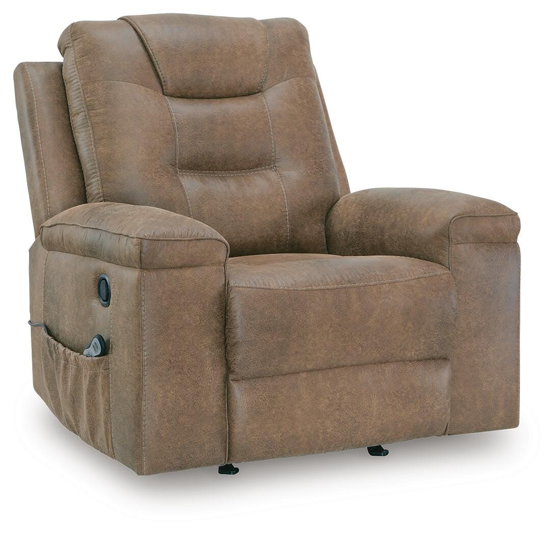 Stockworth Recliner - Light Brown (1)