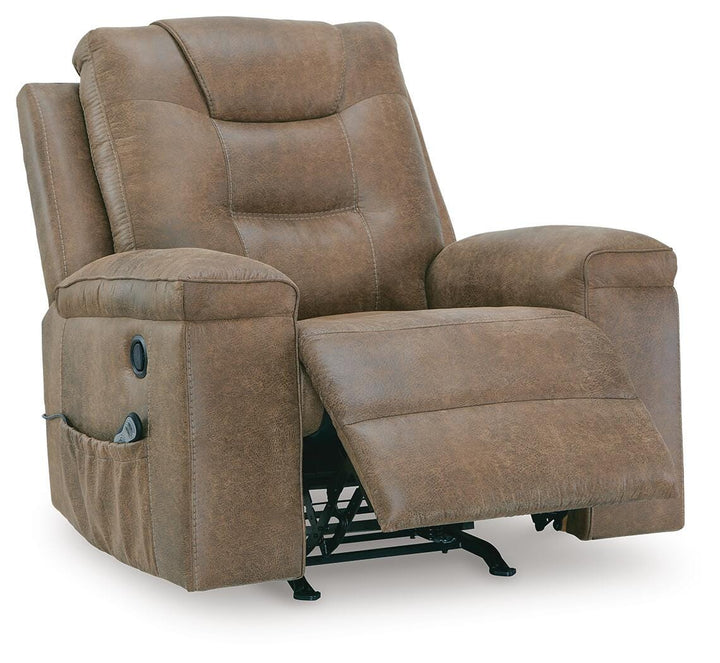 Stockworth Recliner - Light Brown (3)