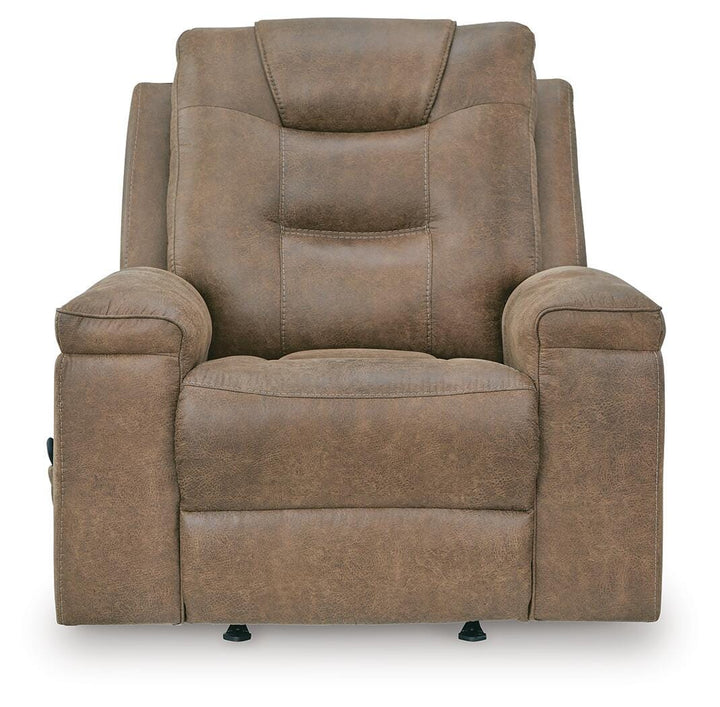 Stockworth Recliner - Light Brown (4)