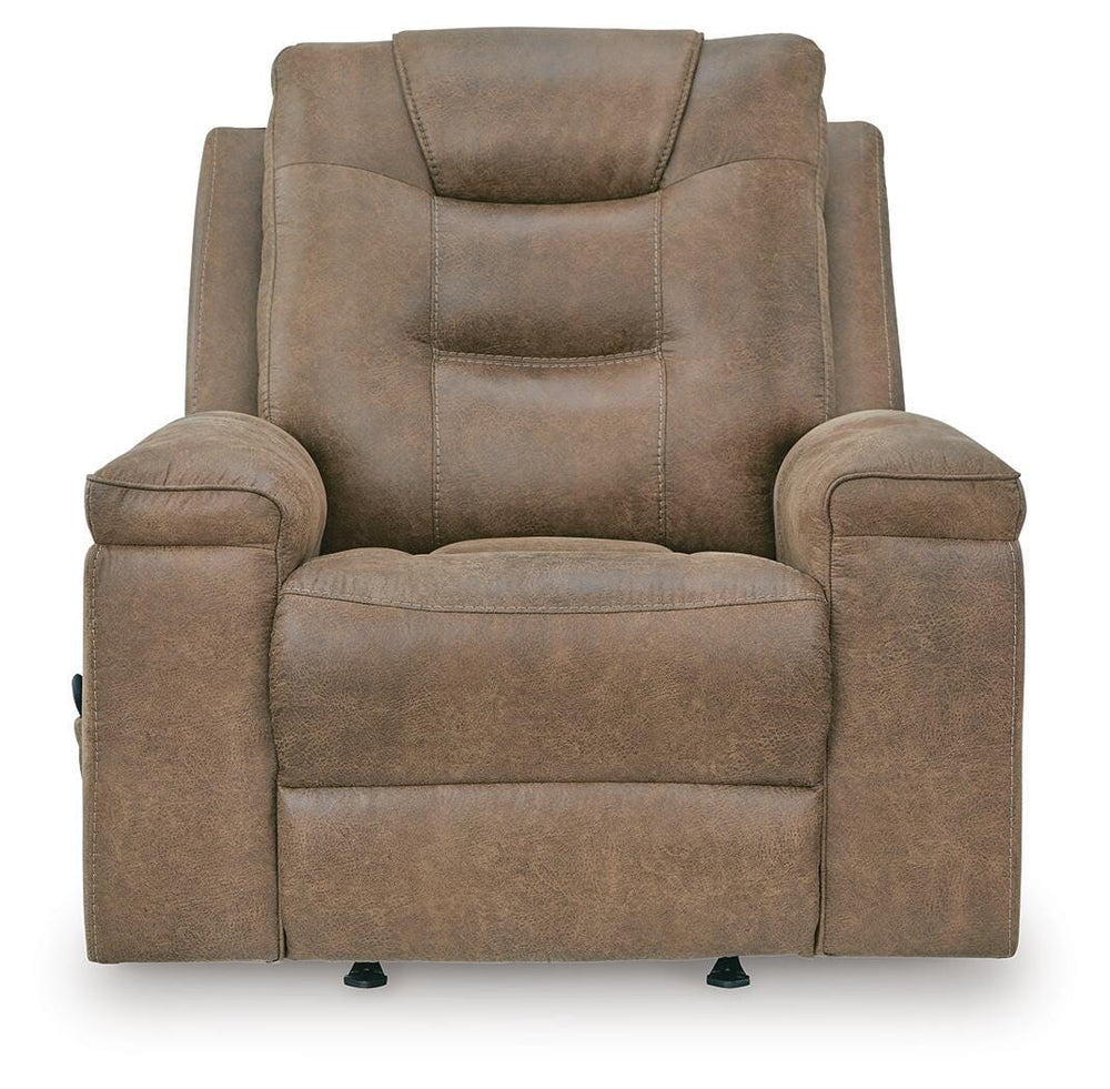 Stockworth Recliner - Light Brown (4)