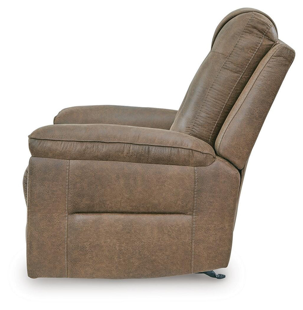 Stockworth Recliner - Light Brown (7)