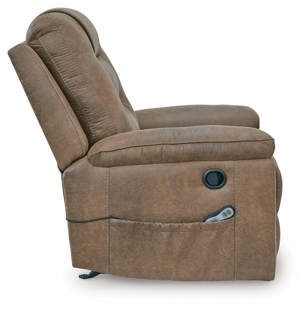 Stockworth Recliner - Light Brown (5)