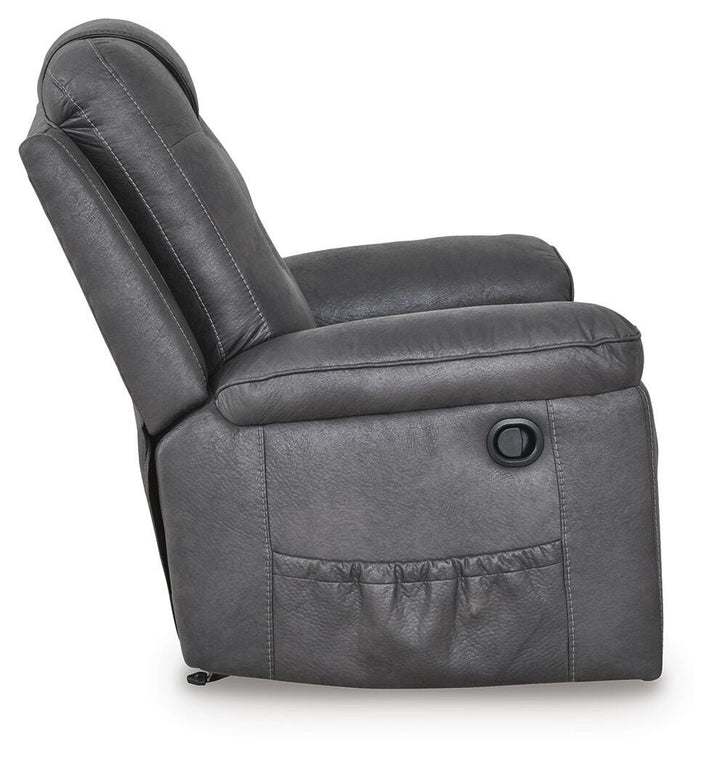 Stockworth Recliner - Dark Gray (5)
