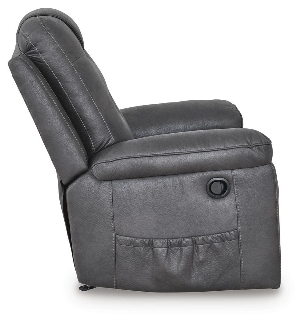 Stockworth Recliner - Dark Gray (5)