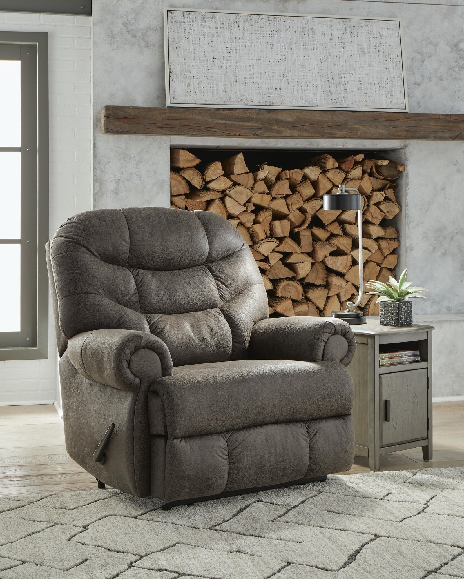 Camera Time Recliner - Dark Gray (2)