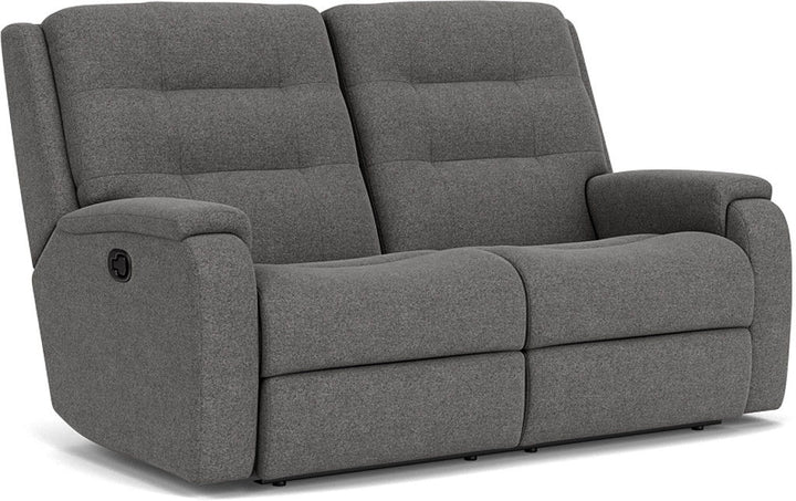 Flexsteel 2810-60 Arlo  Reclining Loveseat  Dark Gray