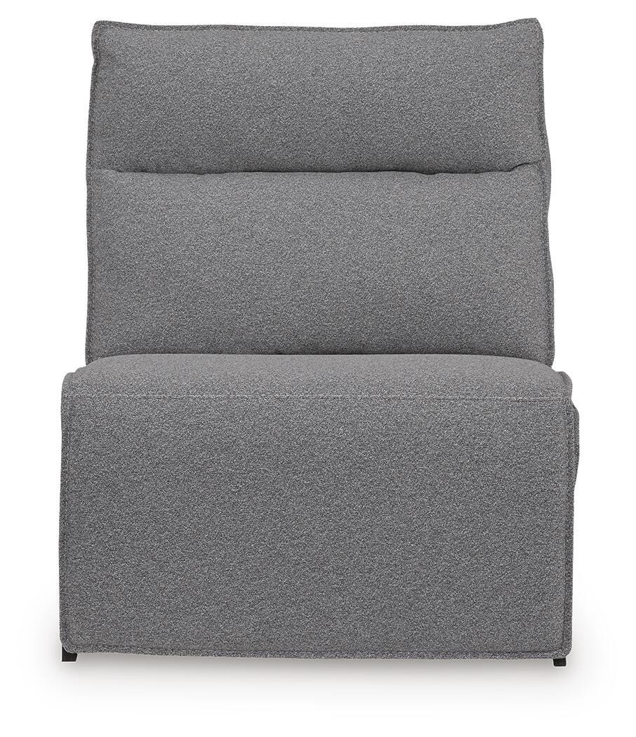 Modmax II 7-Piece Power Reclining Sectional with Audio Consoles - Salt and Pepper