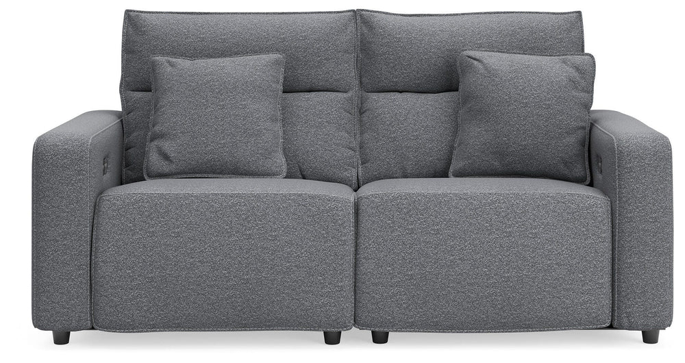 Modmax II 2-Piece Reclining Loveseat - Salt and Pepper