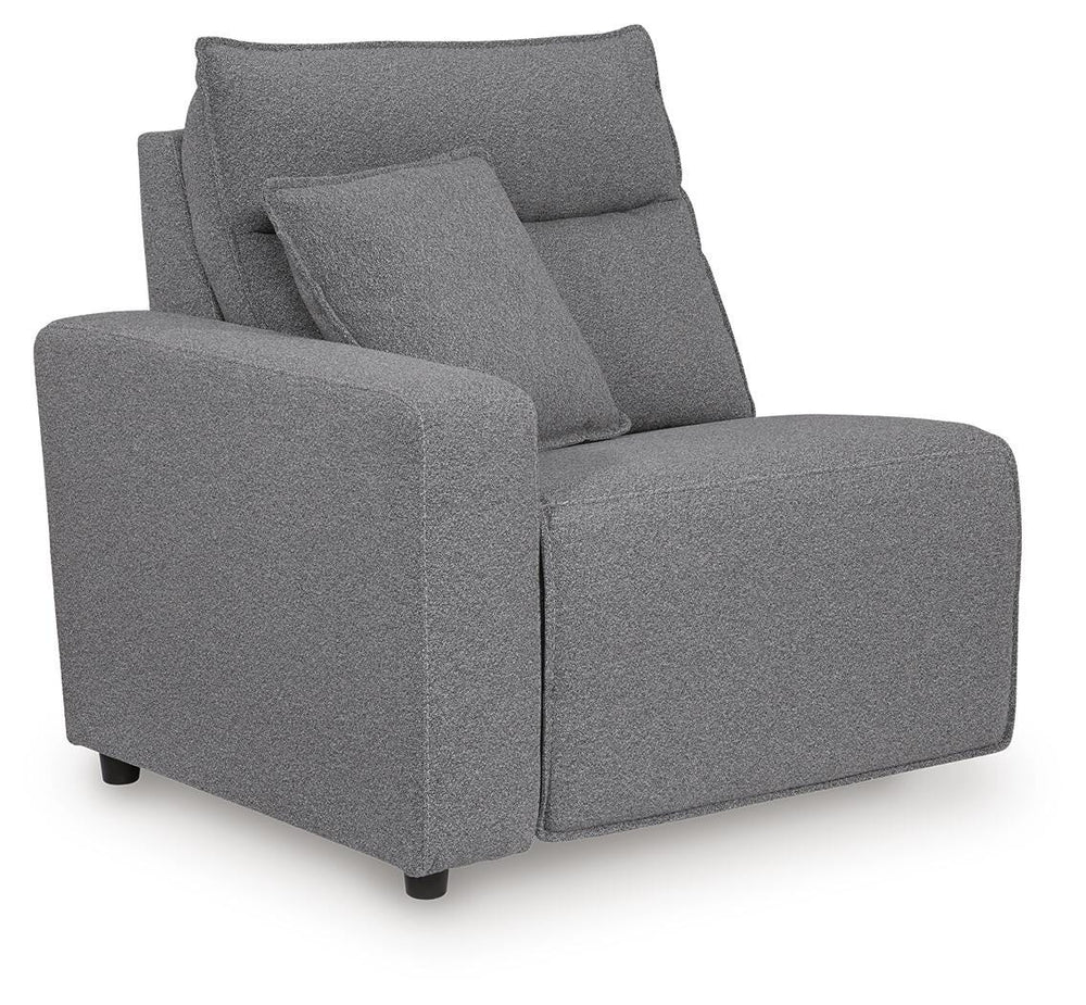 Modmax II 7-Piece Power Reclining Sectional with Audio Consoles - Salt and Pepper