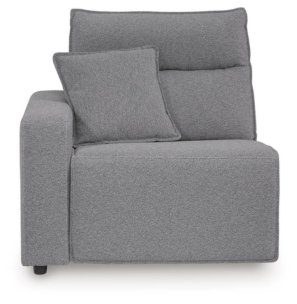 Modmax II 7-Piece Power Reclining Sectional with Audio Consoles - Salt and Pepper