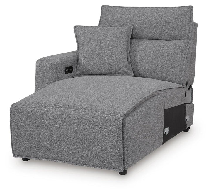 Modmax II 8-Piece Power Reclining Sectional with Console - Salt and Pepper (14)
