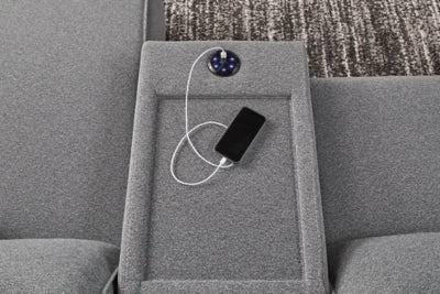 Modmax II 6-Piece Reclining Sectional with Chaise and Audio Console