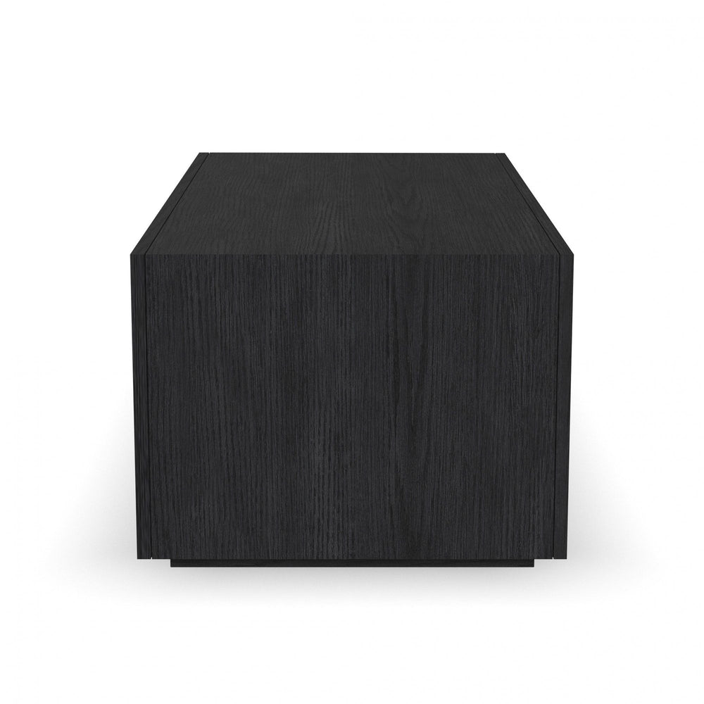 Waterfall Rectangular Coffee Table with Casters