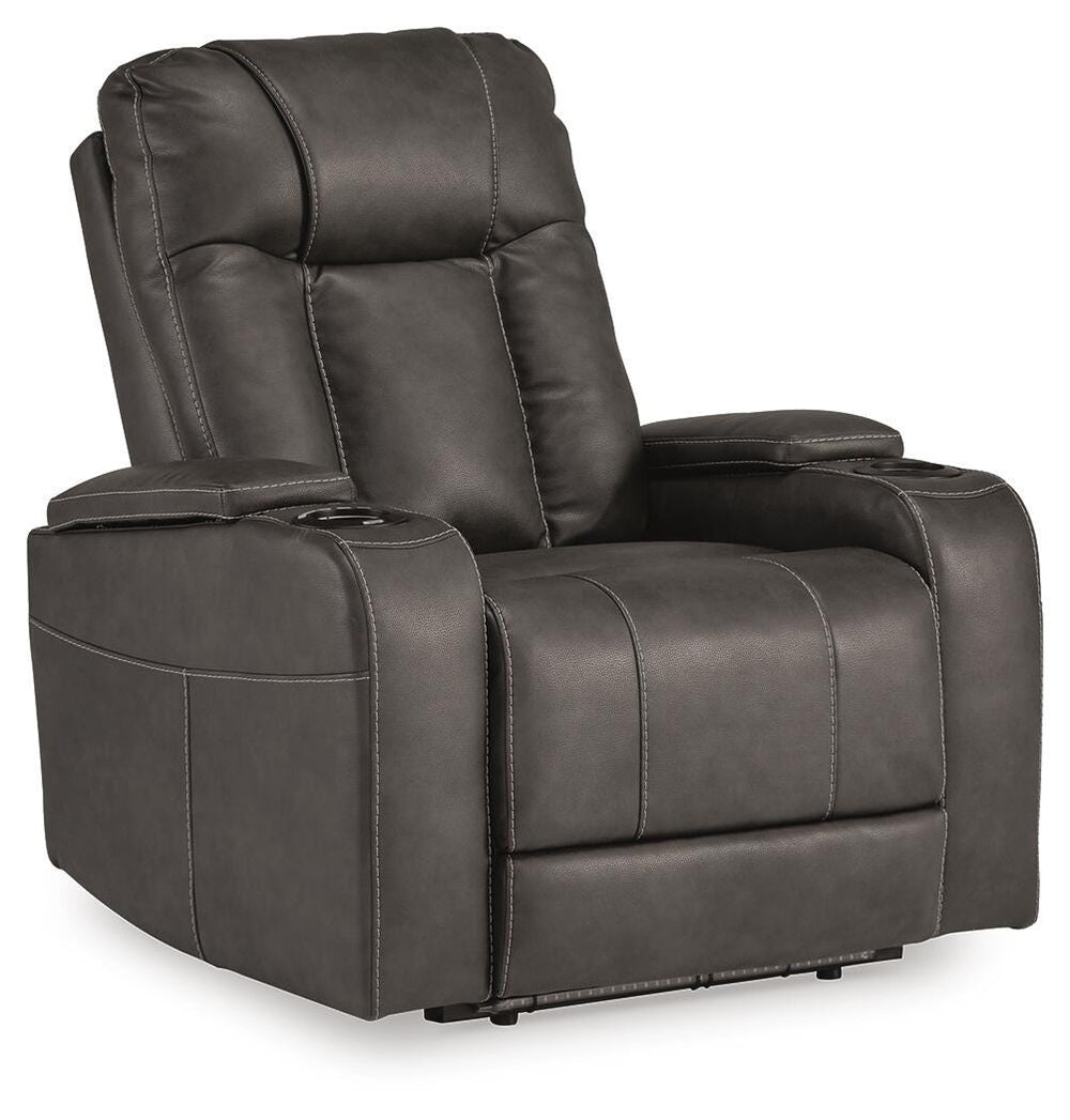 Feazada Power Recliner - Black (1)