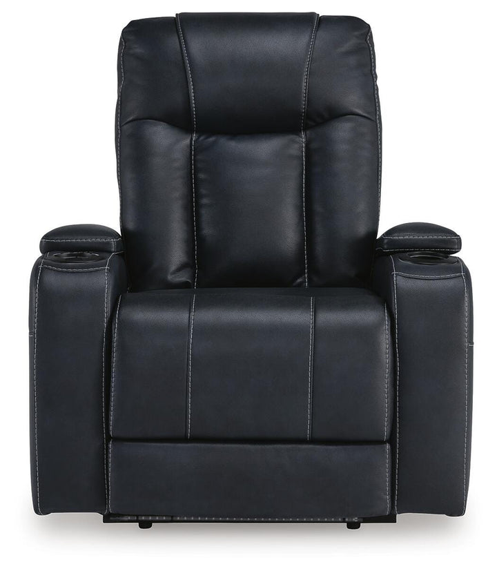 Feazada Power Recliner - Blue (5)
