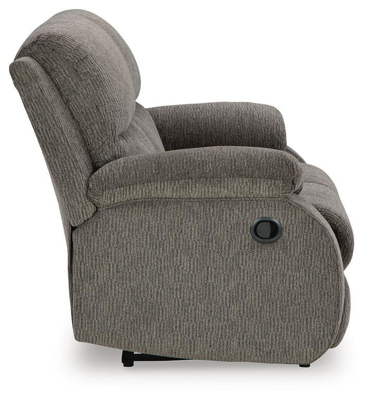 Scranto Reclining Loveseat - Dark Gray (5)