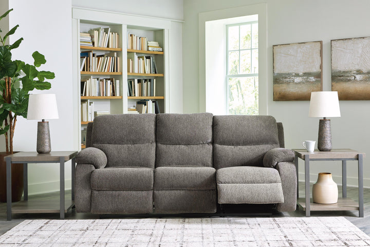Scranto Reclining Sofa - Dark Gray (7)