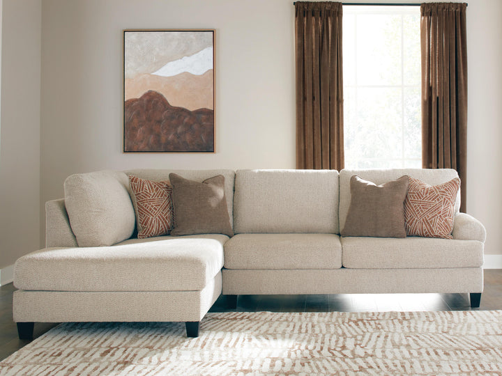 Steelwater Retreat 2-Piece Sectional with Chaise - Latte (2)
