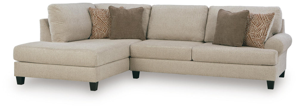 Steelwater Retreat 2-Piece Sectional with Chaise - Latte (1)