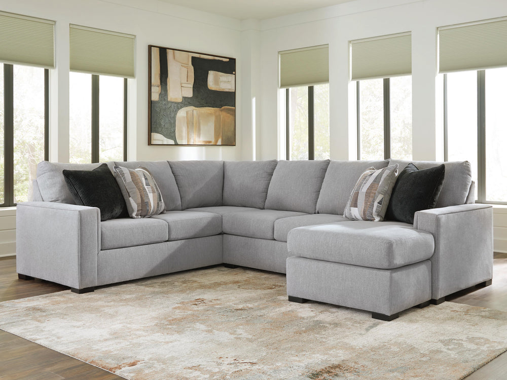 Lakepoint 2-Piece Sectional with Chaise - Nickel (2)
