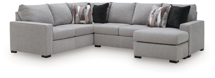 Lakepoint 2-Piece Sectional with Chaise - Nickel (1)