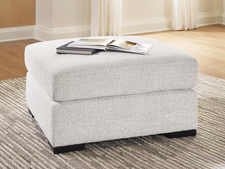 Misty-Lakes Oversized Accent Ottoman - Chalk (2)