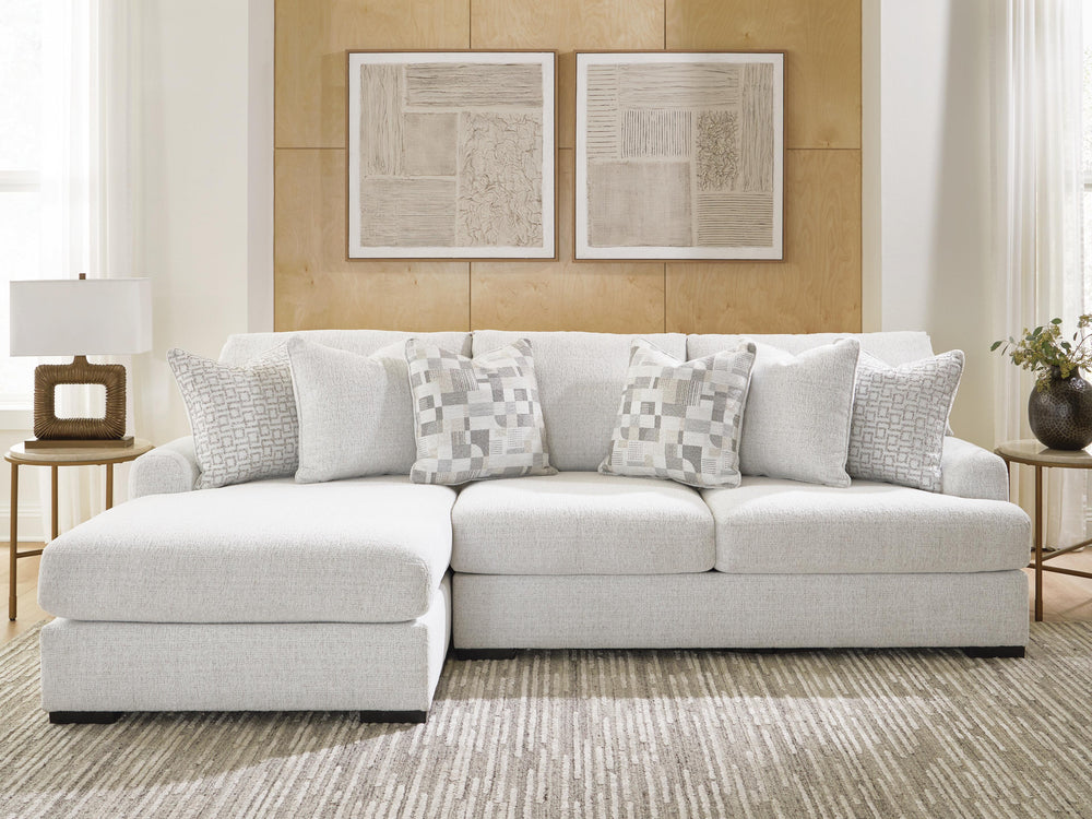 Misty-Lakes 2-Piece Sectional Sofa Chaise - Chalk