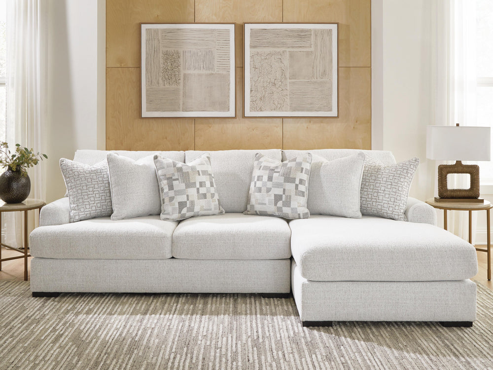 Misty-Lakes 2-Piece Sectional Sofa Chaise - Chalk
