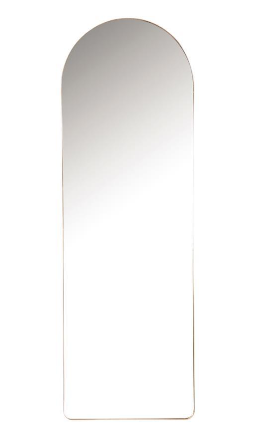 Coaster Furniture Stabler - Metal Framed Floor Mirror - Rose Gold
