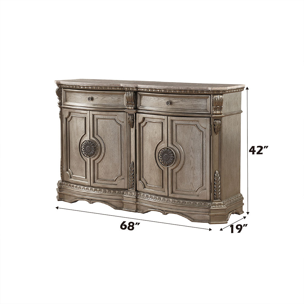 Northville Server with Marble Top
