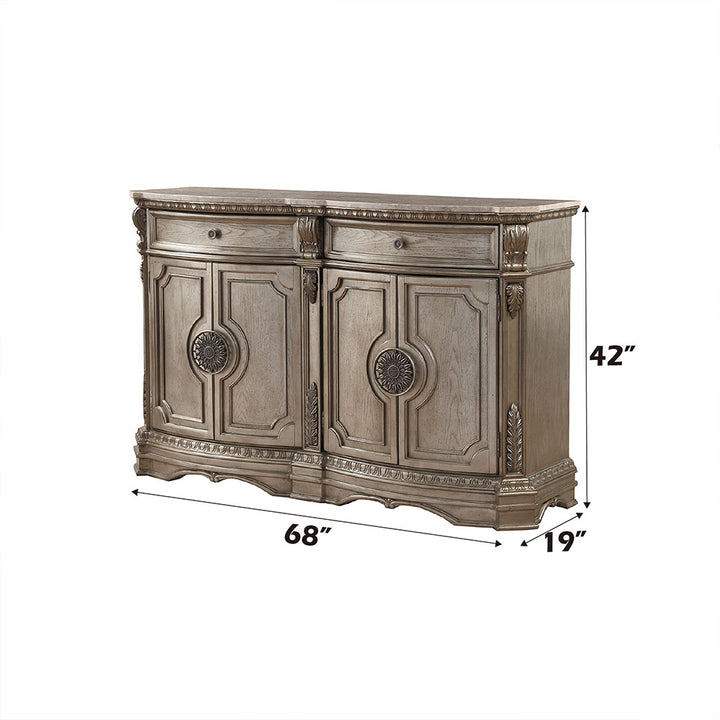 Northville Server with Marble Top