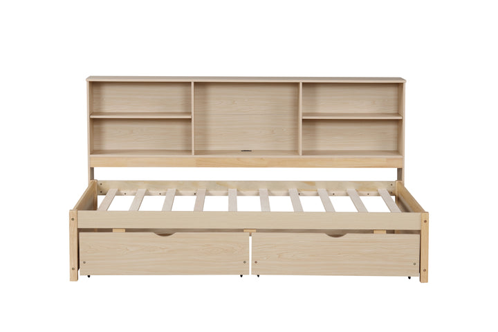 twin-size-bed-frame-with-side-bookshelves-two-drawers-and-built-in-usb-port-natural-color